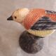 Collector's bird in painted porcelain
