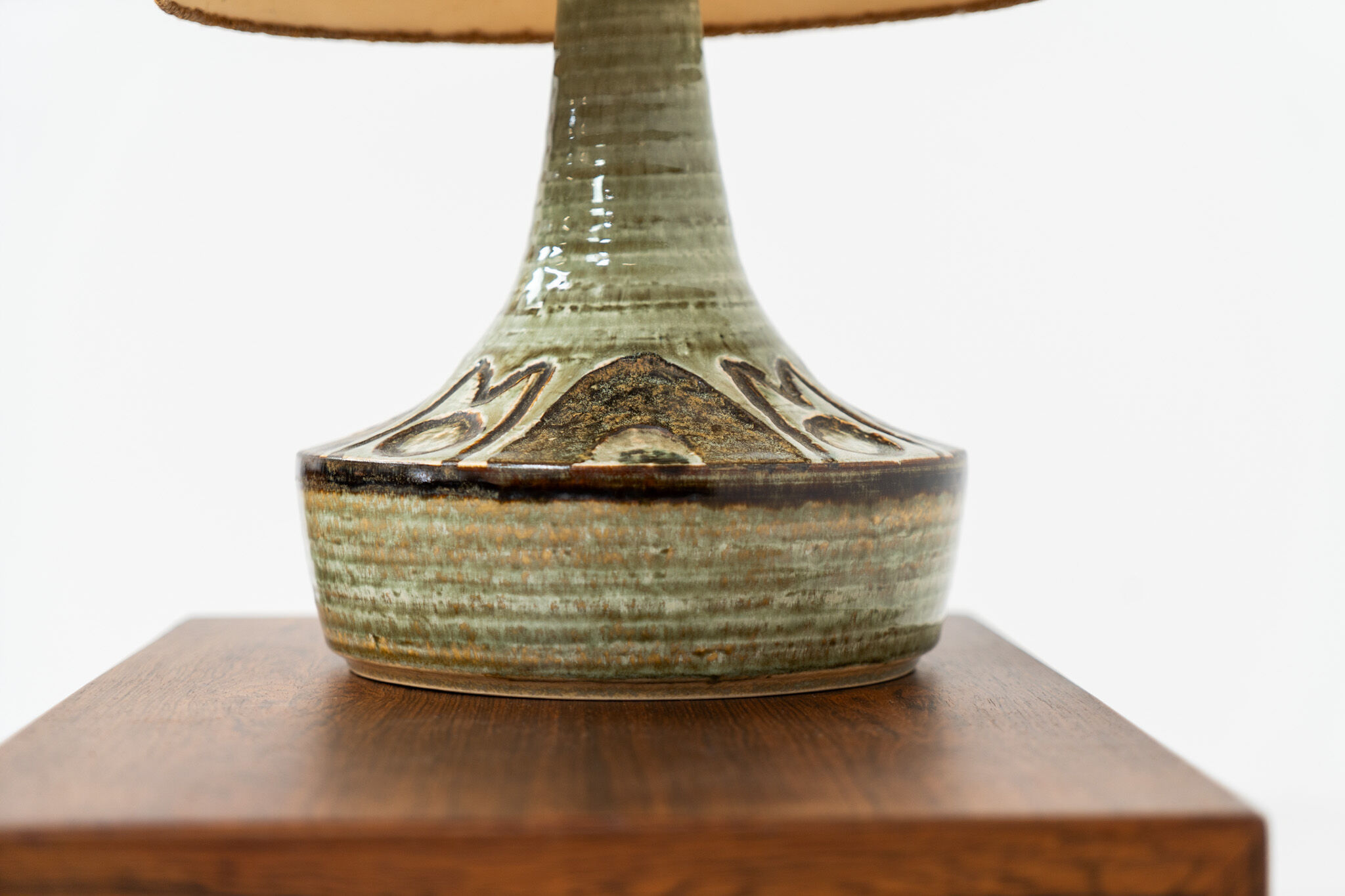 Ceramic table lamp by Søholm for Bornholmsk