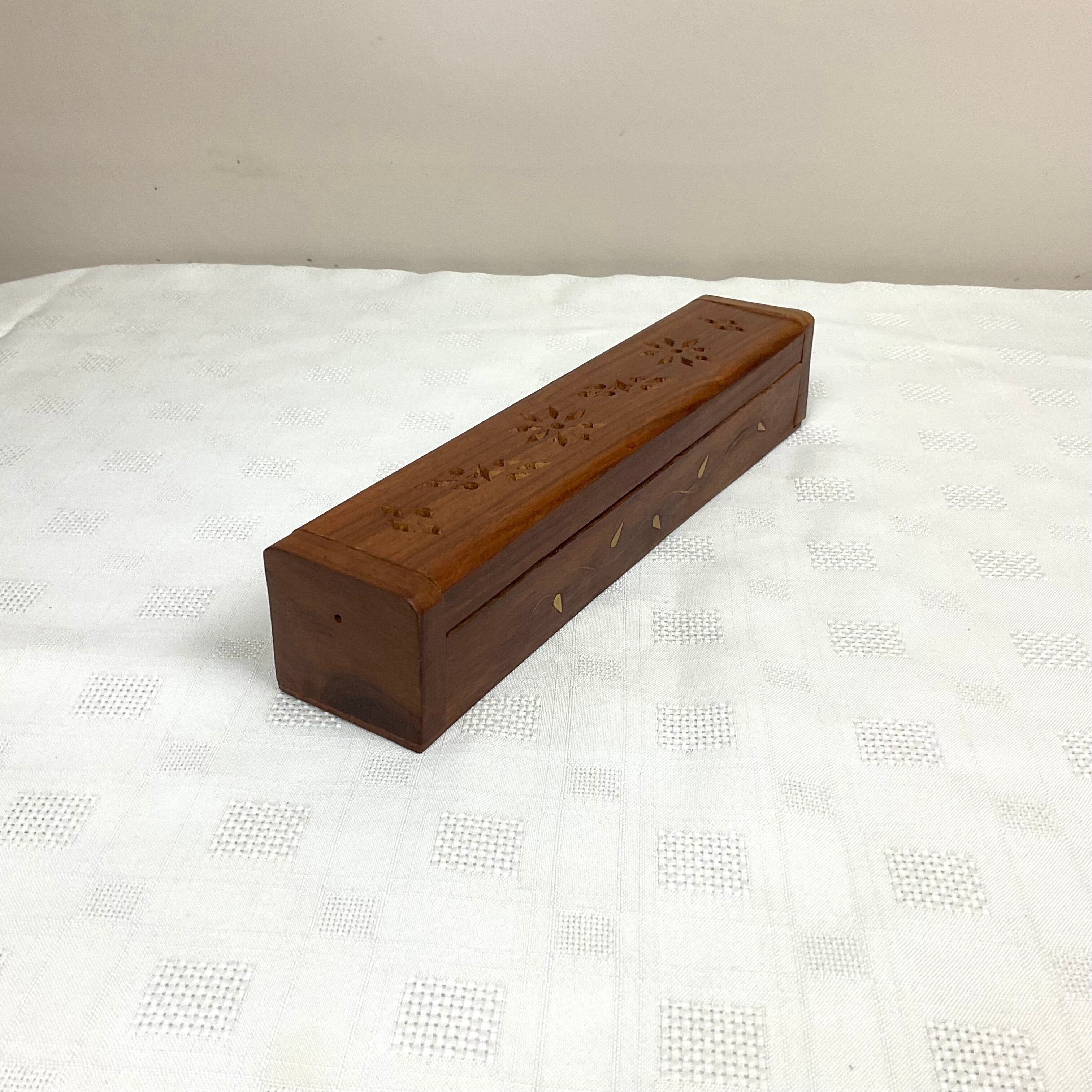 Elongated wooden box India