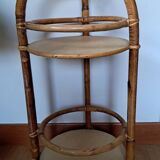 Servant - vintage bamboo stool