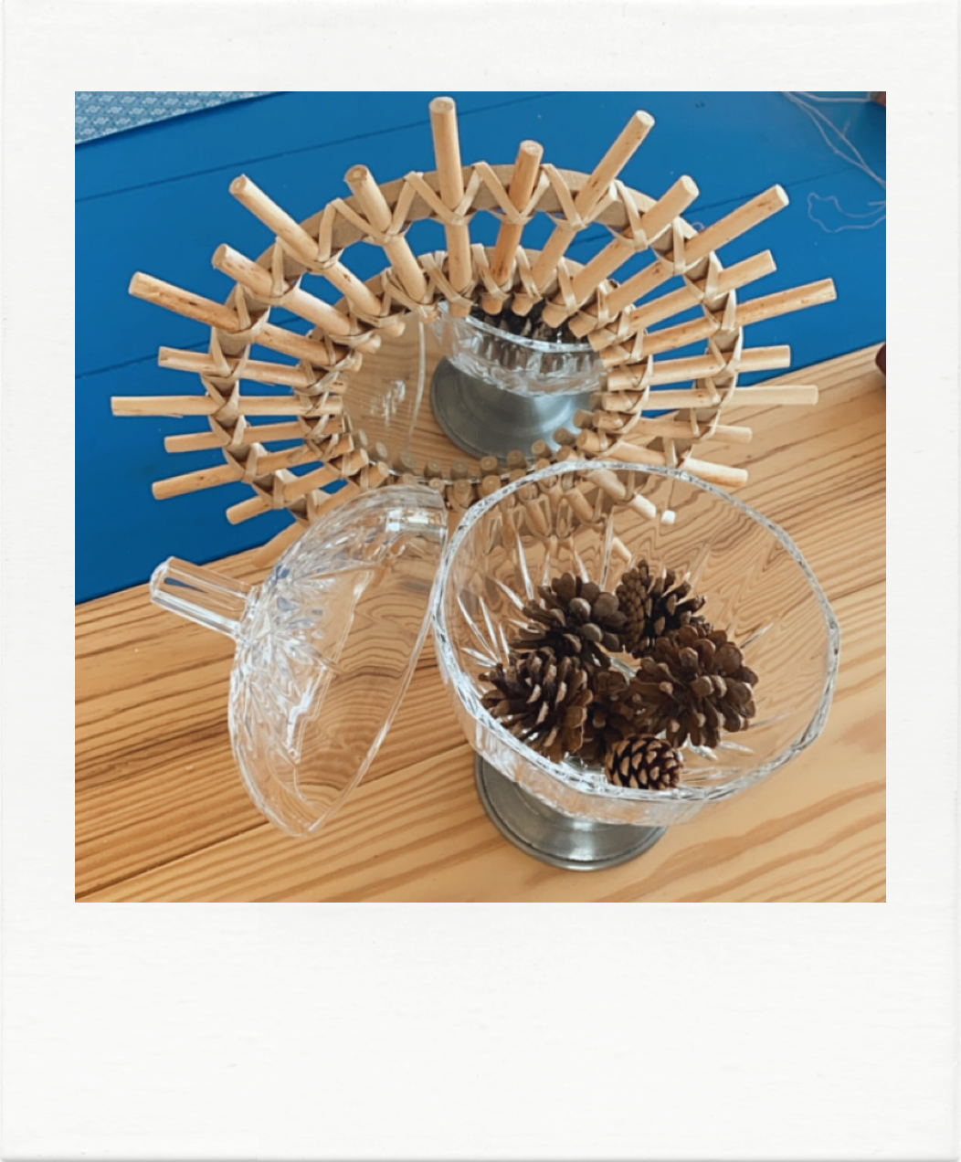 Candy chiseled glass and tin