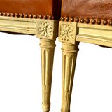 Set of 14 Louis XVI style lacquered chairs