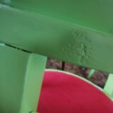 Set of 4 bridge art deco armchairs redesigned