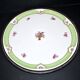 Haviland pie dish in Limoges porcelain with a Minerva silver rim.