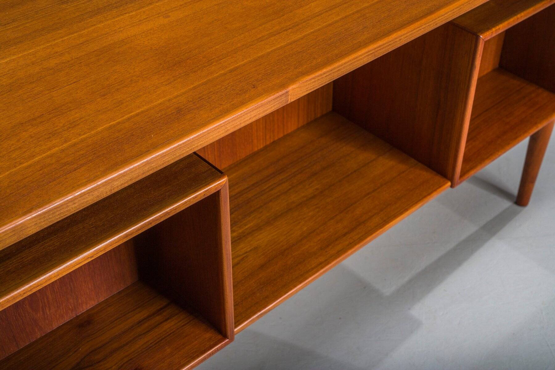 Modern Danish teak desk, 1950s