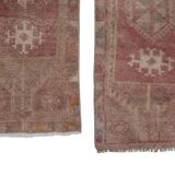 Distressed turkish small rugs, 1970s, set of 2
