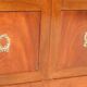 Large library, empire, return from Egypt in mahogany, 4 doors