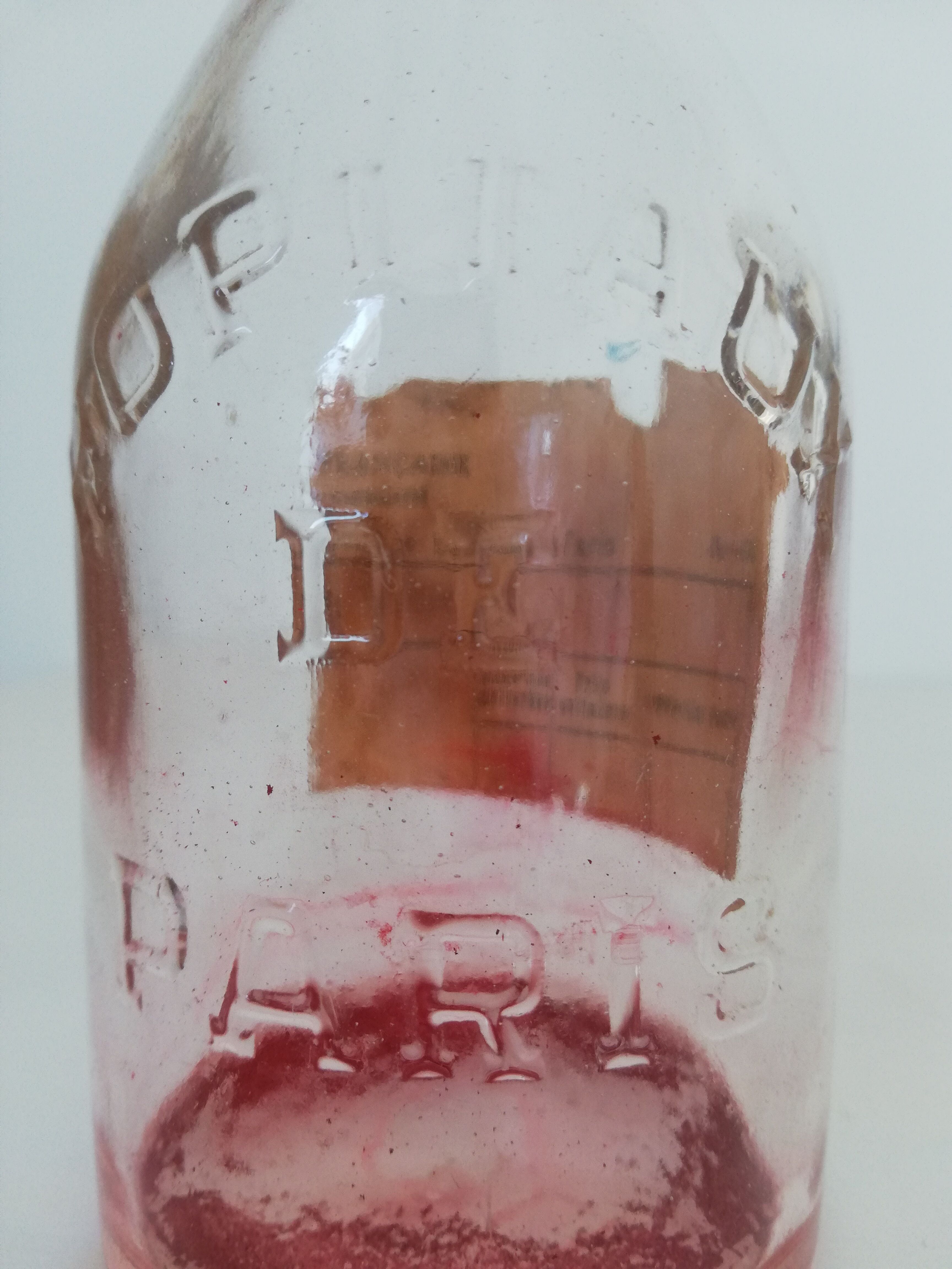 Bottle from the hospitals of Paris