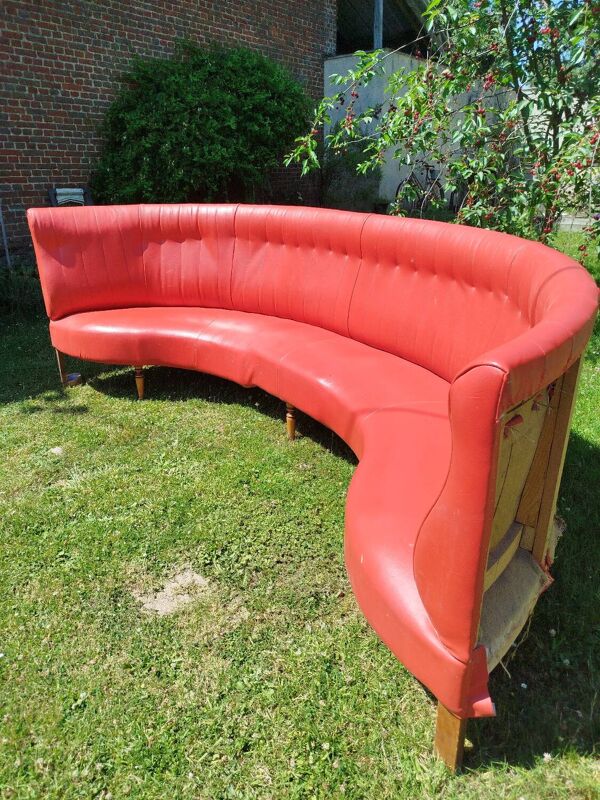 Ancienne banquette de discothèque