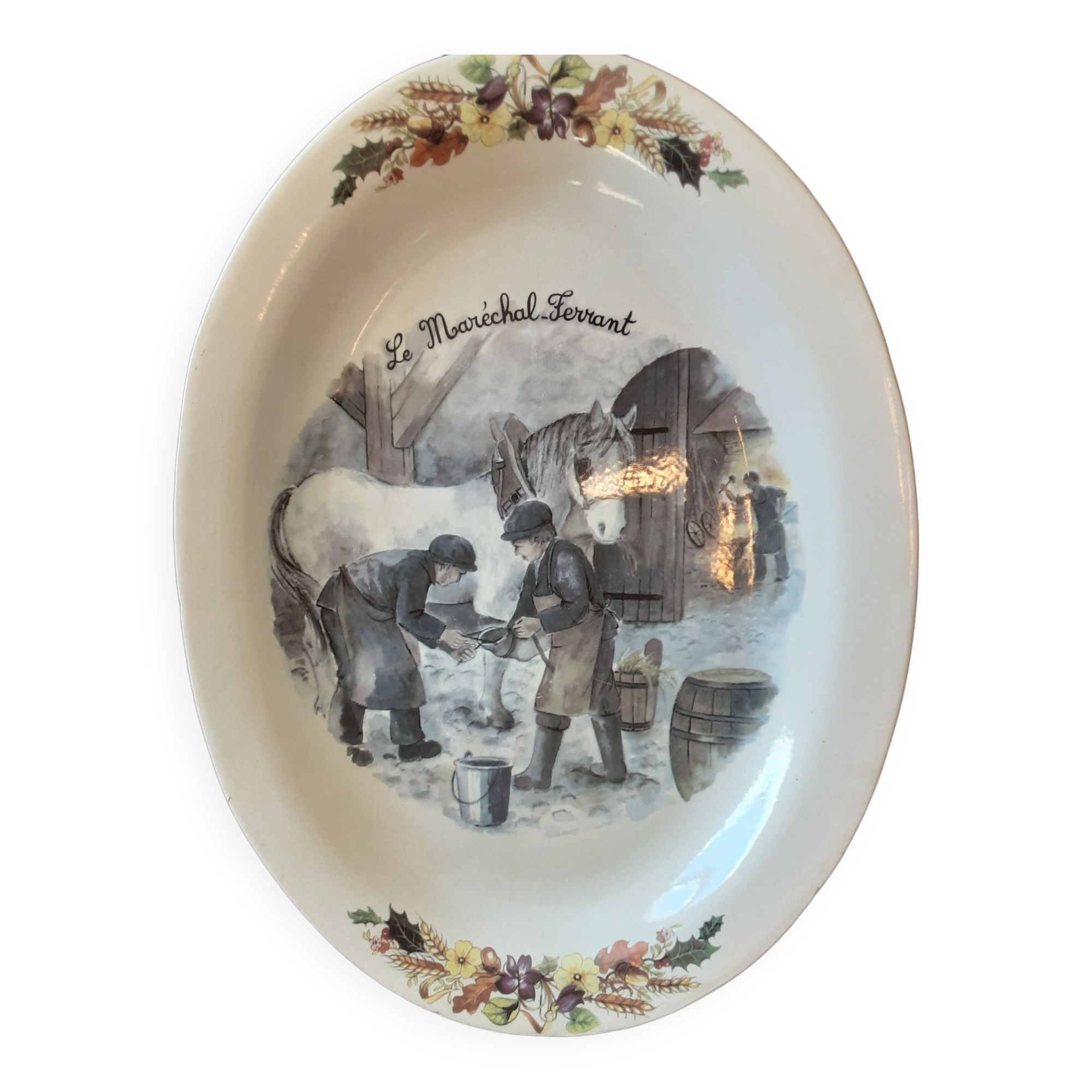 Large Ceraform dish. Marshal Ferrand