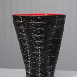 Jean de Lespinasse large vase no. 308 scarified decoration Nice 1950s