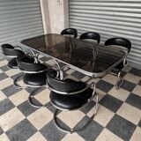 Série de 6 chaises design vintage