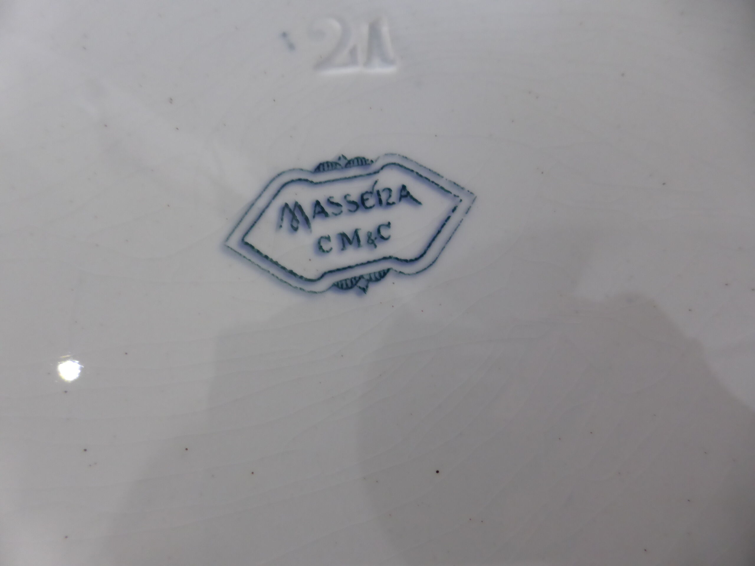 4 vintage dinner plates from CM&C, Massena model 220604