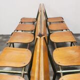 Mullca Grand Industrial Bench, France, 1950s