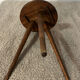 Tabouret tripode bois pieds compas