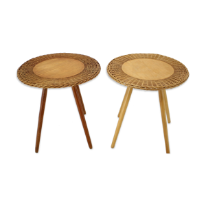 Paire de tables d’appoint