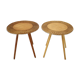 1970s Pair of Wooden Side Tables by ULUV, Czechoslovakia