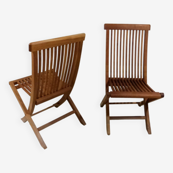Danish teak garden chairs 1980-90’s
