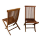 Danish teak garden chairs 1980-90’s