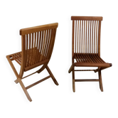 Danish teak garden chairs 1980-90’s