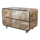 Michel Dumas plexi side table for Roche Bobois, 1970