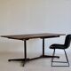A large wooden desk. Italy 70s