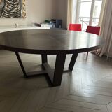 Maxalto Xilos round table diameter 1780 grey oak