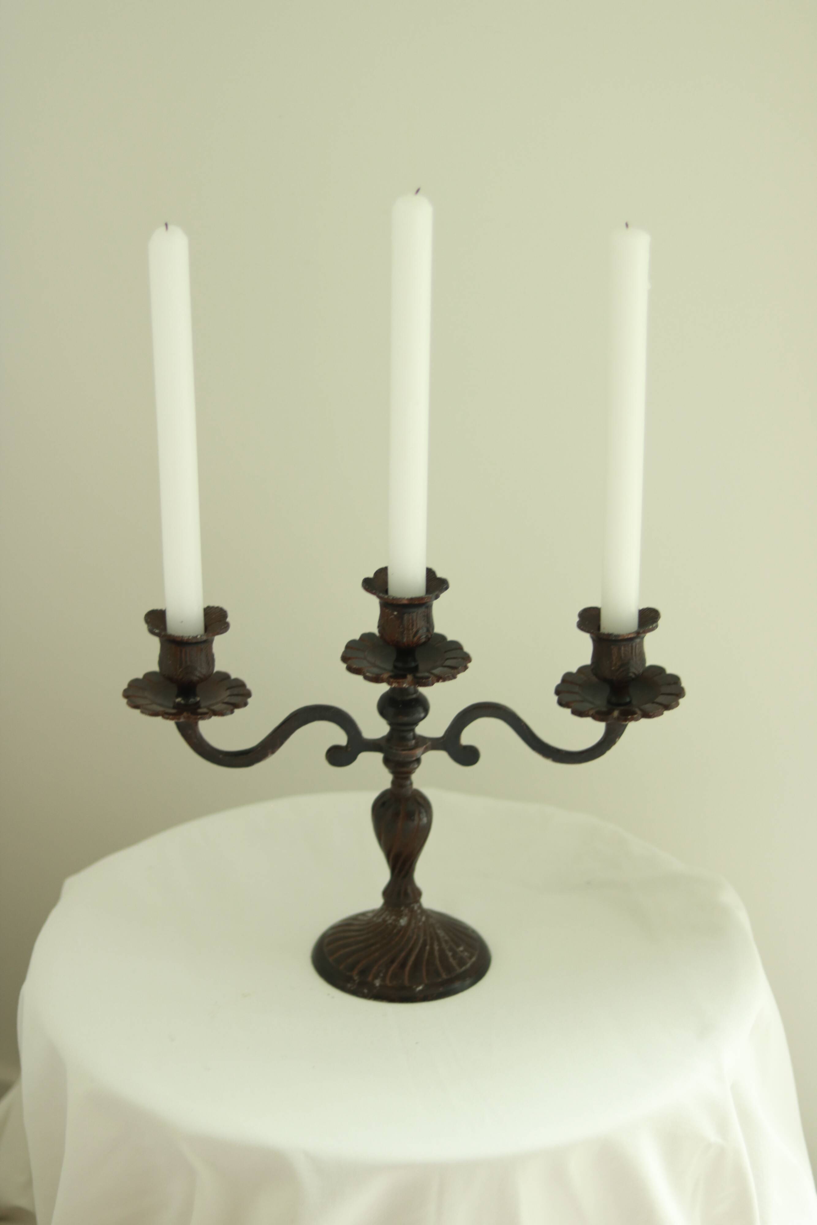 Vintage 3-branched candle holder