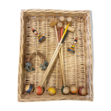 Old table croquet game