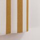 Yellow striped fabric wall light