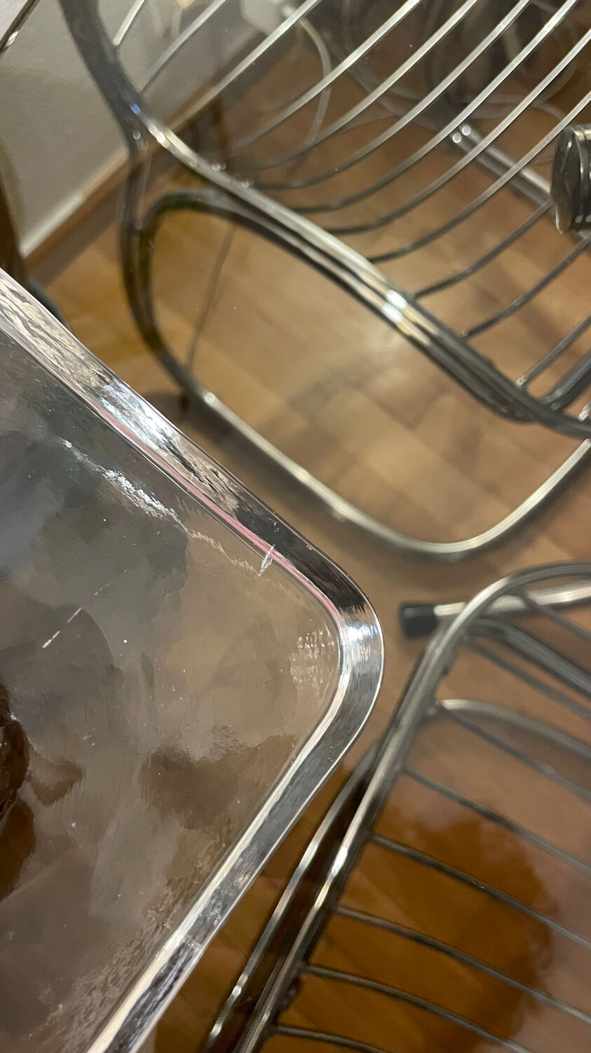 Glass soliflore Heiner Dusterhaus 1970s