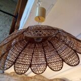 Relux Italy wicker flower pendant light