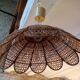 Relux Italy wicker flower pendant light
