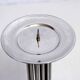 Candle holder in silver metal