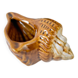 Vintage 50s shell ceramic ashtray