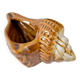 Cendrier en céramique coquillage vintage Année 50