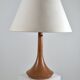 Lampe de table vintage danoise des années 50 scandinave