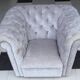 Chesterfield-style armchair