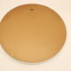 Vintage round white mirror 1960s