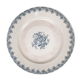 Plat Louis XV en faÏence de Gien