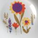 6 Porcelain dessert plates Sologne 1970