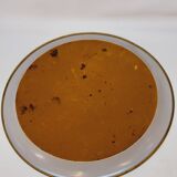 Napoleon III Painted Sheet Metal Tray Painted Metal Floral Decor Diameter 44.5