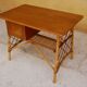 Rattan desk by Louis Sognot, 1950