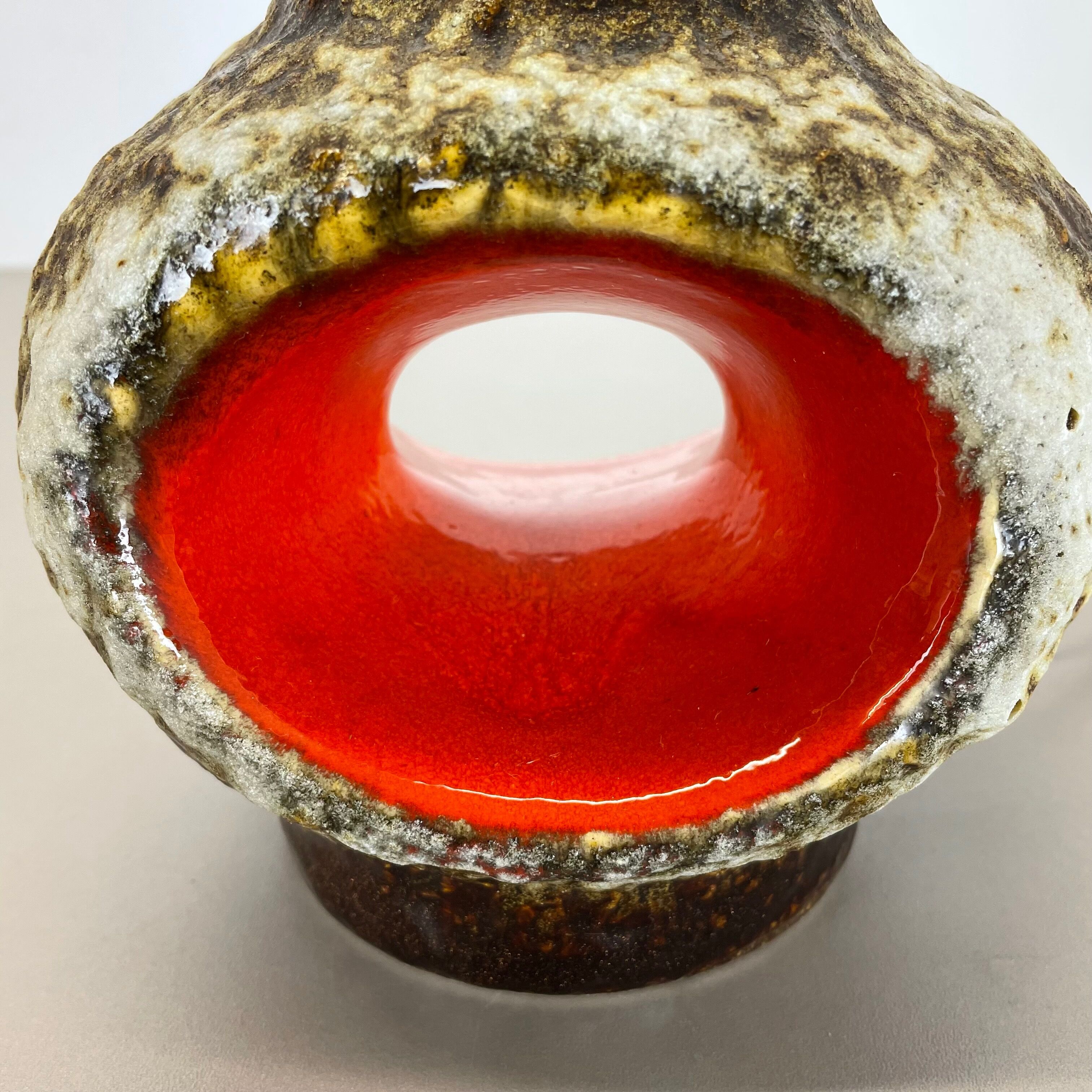 Rare Fat Lava Ceramic Pottery Table Light by Dümler and Breiden, Germany, 1970s