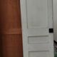 Patinated Parisian wardrobe, 2 doors, 2 shelves