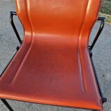 Set of 2 Matteo Grassi leather chairs