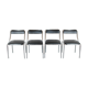 Chromed vintage dining chairs 1970