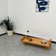 Modernist 1980s oak veneer coffee table