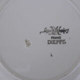 2 flat plates in Sarreguemines model Dieppe diam 20 cm