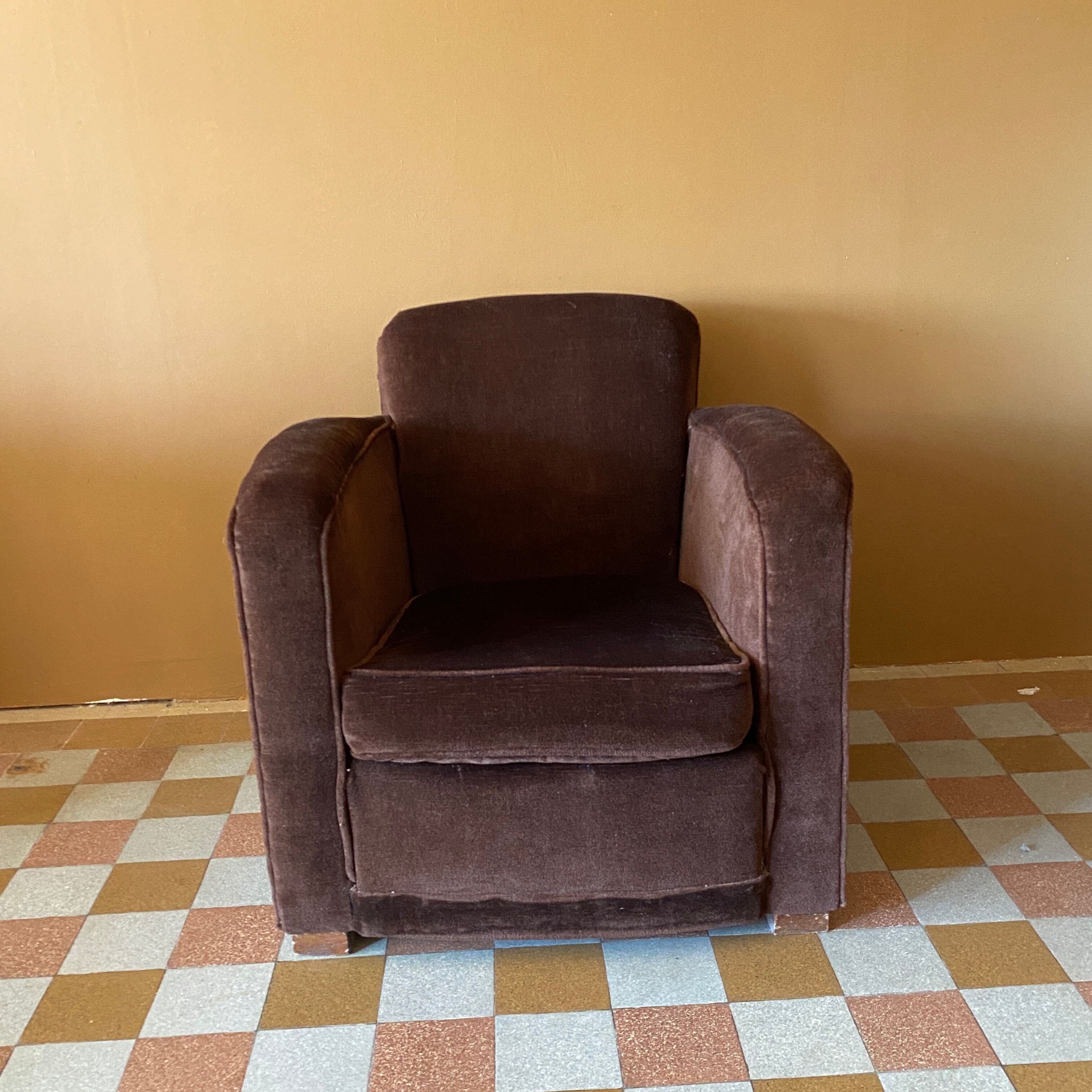 Brown armchair